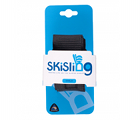 The small black SkiSling ski carrier - Retail packaging includes a unique UPC barcode for each size/colour combo