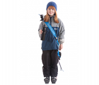 The small blue SkiSling ski carrier - Suitable for skiers under 140cm (4' 6")