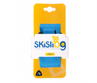 The large blue SkiSling ski carrier - Retail packaging includes a unique UPC barcode for each size/colour combo